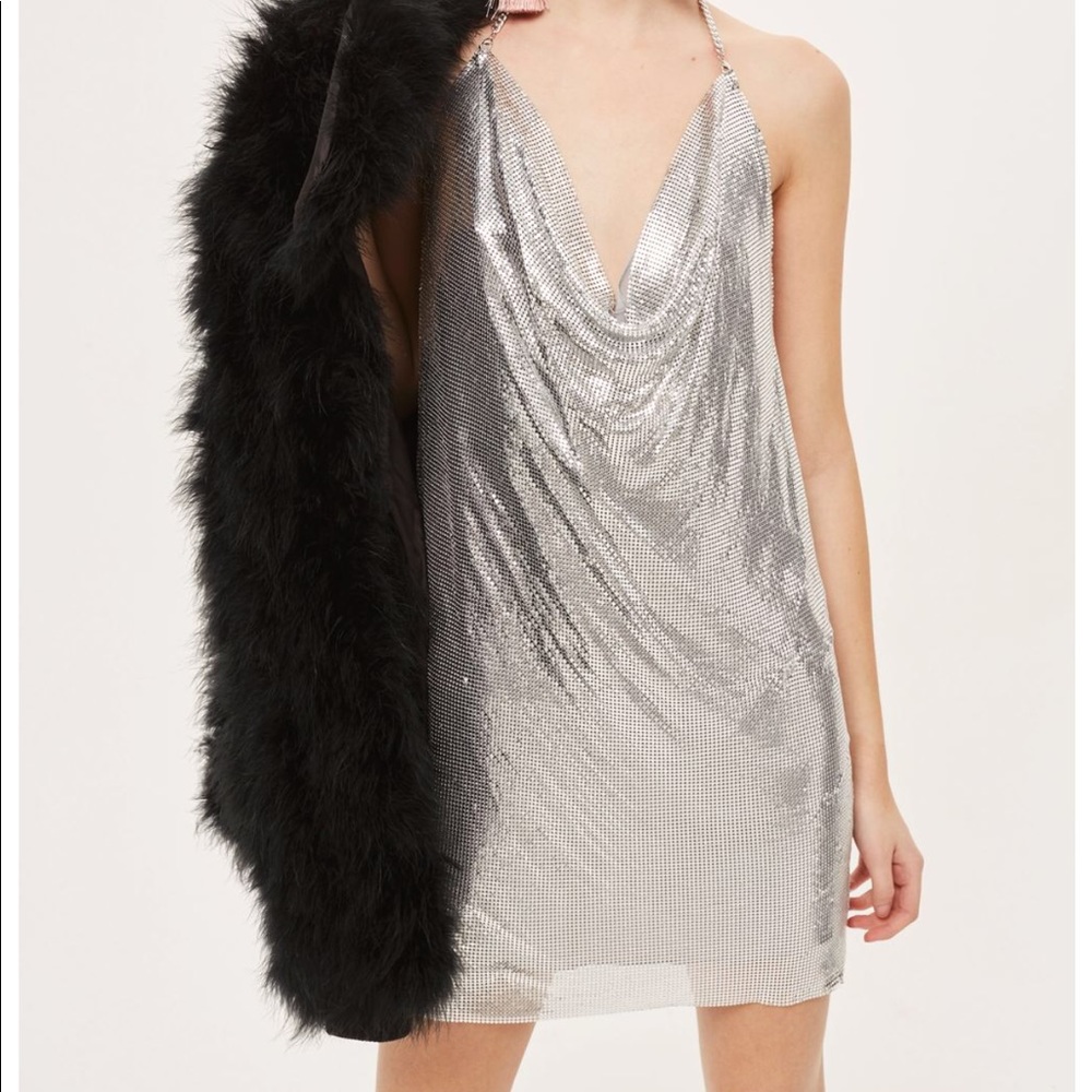 Topshop chain mail dress